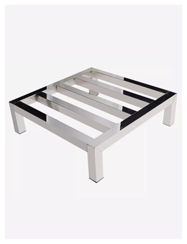 頑丈なステンレススチール製ベーススタンド - 棚、ラック、機器用のカスタマイズ可能な正方形サポートベース(Hollow,30x30x10cm)